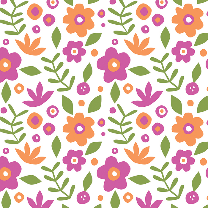 Floral Collage Pattern